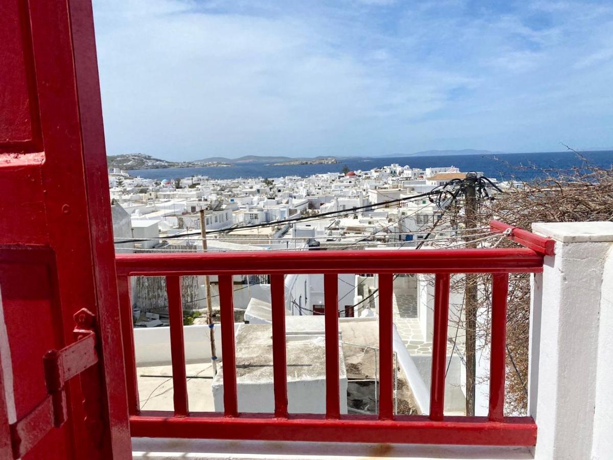 Elenitas Town House With Balcony And Sea View Daire Mykonos Town Dış mekan fotoğraf