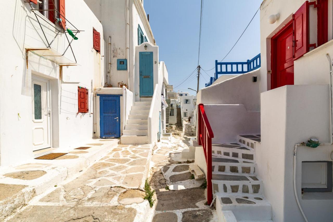 Elenitas Town House With Balcony And Sea View Daire Mykonos Town Dış mekan fotoğraf